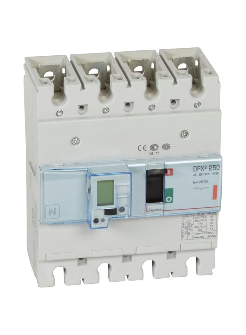 Wyłącznik DPX3 250 El 4P 250A 36kA 420349 LEGRAND