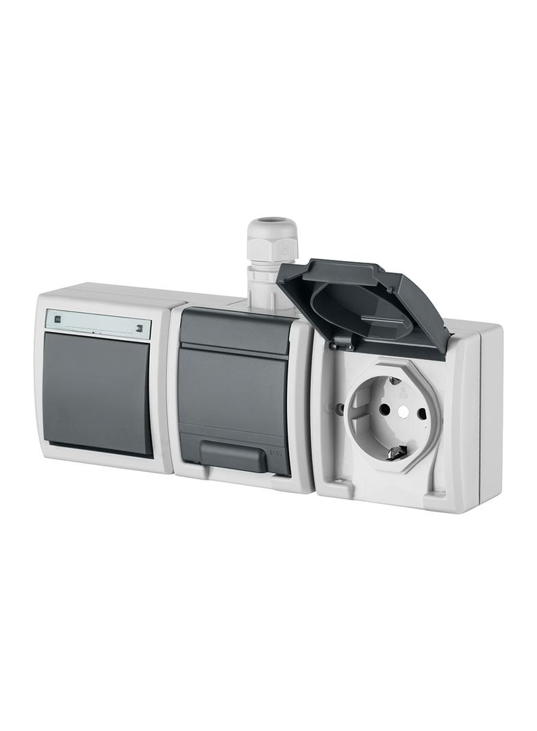 AQUANT Zestaw ŁNT 1-b/schod + GNT 2x2P+Z IP65