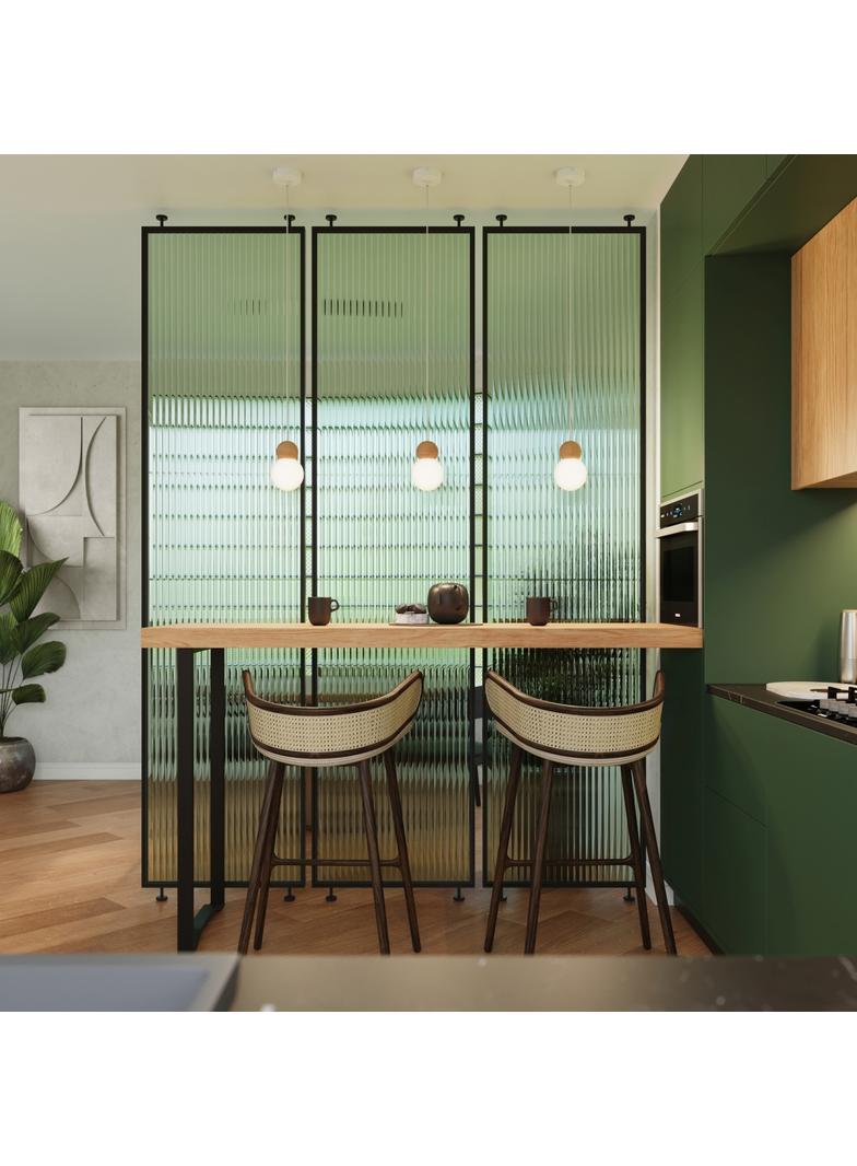 Lampa wisząca PEKKA 3P biała/naturalne drewno