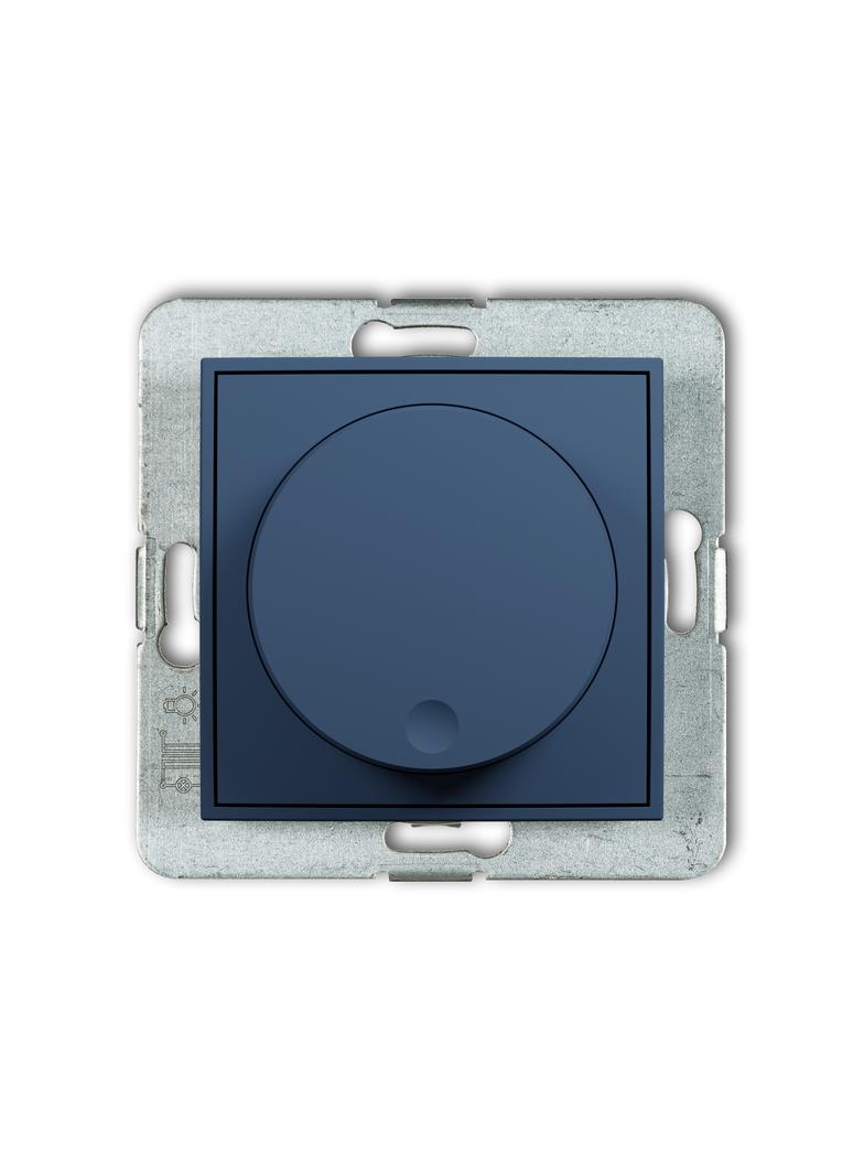 ICON Mechanizm elektronicznego regulatora oświetlenia przyciskowo-obrotowego navy blue