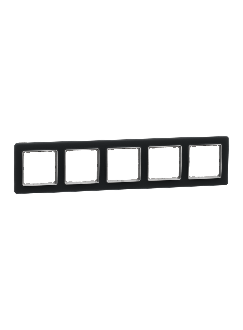 Sedna Design & Elements Ramka pięciokrotna szkło przydymione efekt szkła SDD362805 Schneider