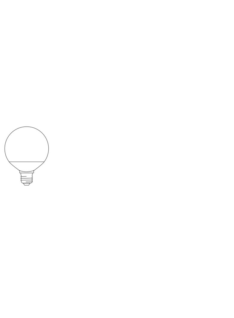 Żarówka LED E27 G95 14W = 100W 1521lm CCT 200° SMART+ WIFI Ściemnialna 4058075609594 LEDVANCE
