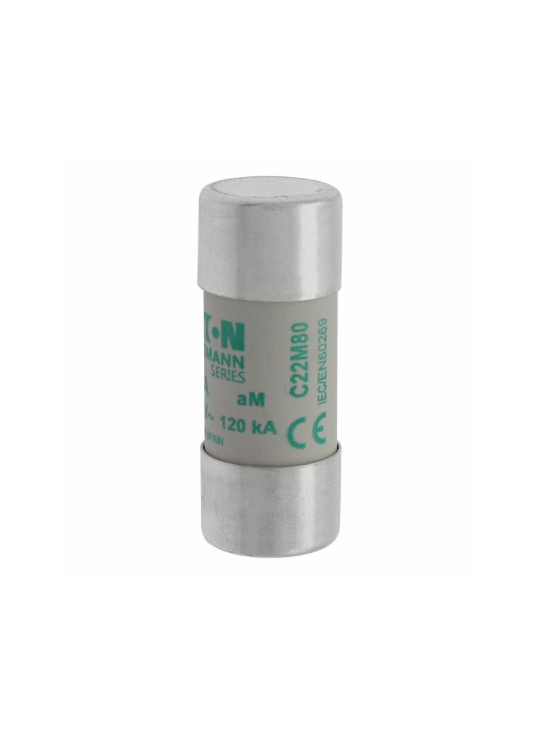 CYLINDRICAL FUSE 22 x 58 80A AM 500V AC Wkładka cylindryczna 22 x 58mm 80A AM 500V AC C22M80 EATON