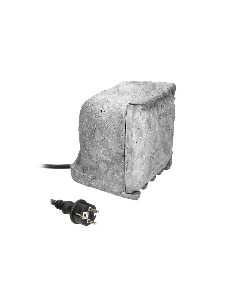 Gniazdo ogrodowe KAMIEŃ 4x2P+Z kabel gumowy H07RN-F 3x1,5mm2 3m 2 tryby pracy: automatyczny (max OR-