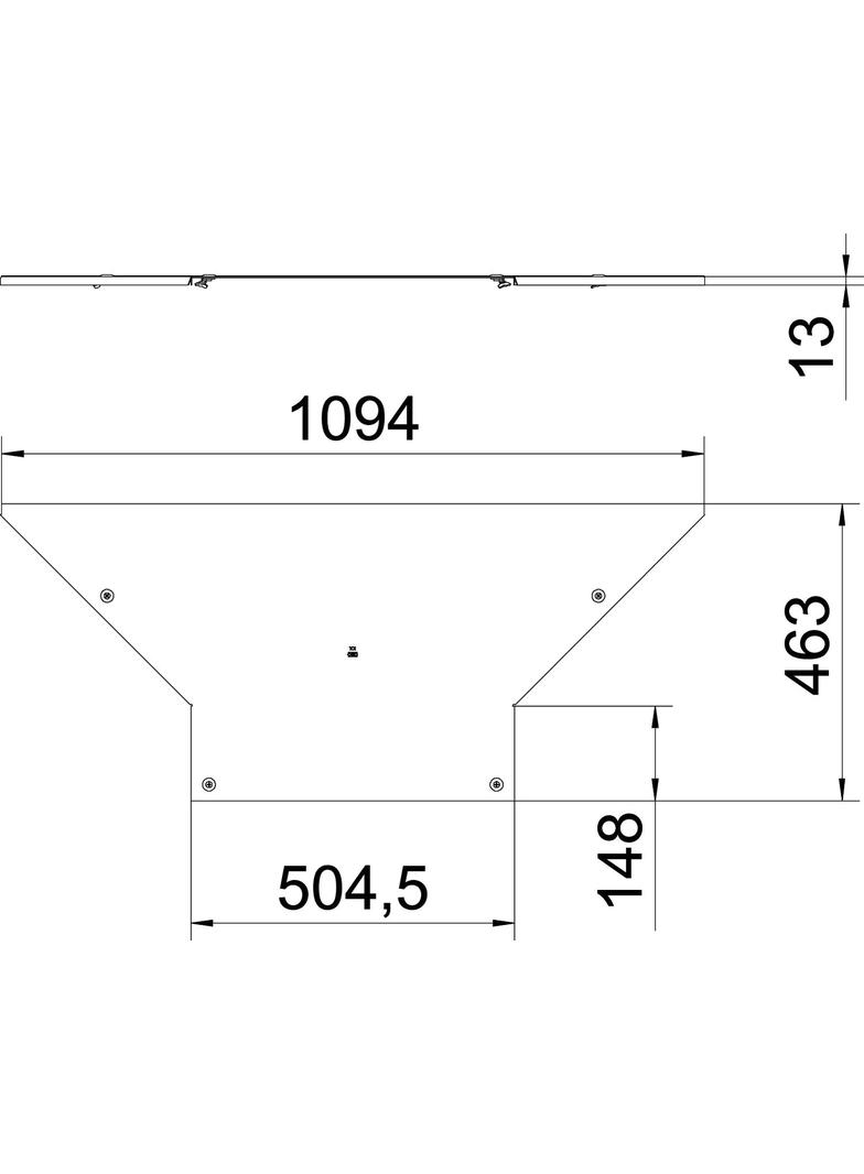 LAAD 500 R3 FS Pokrywa trójnika dostawnego