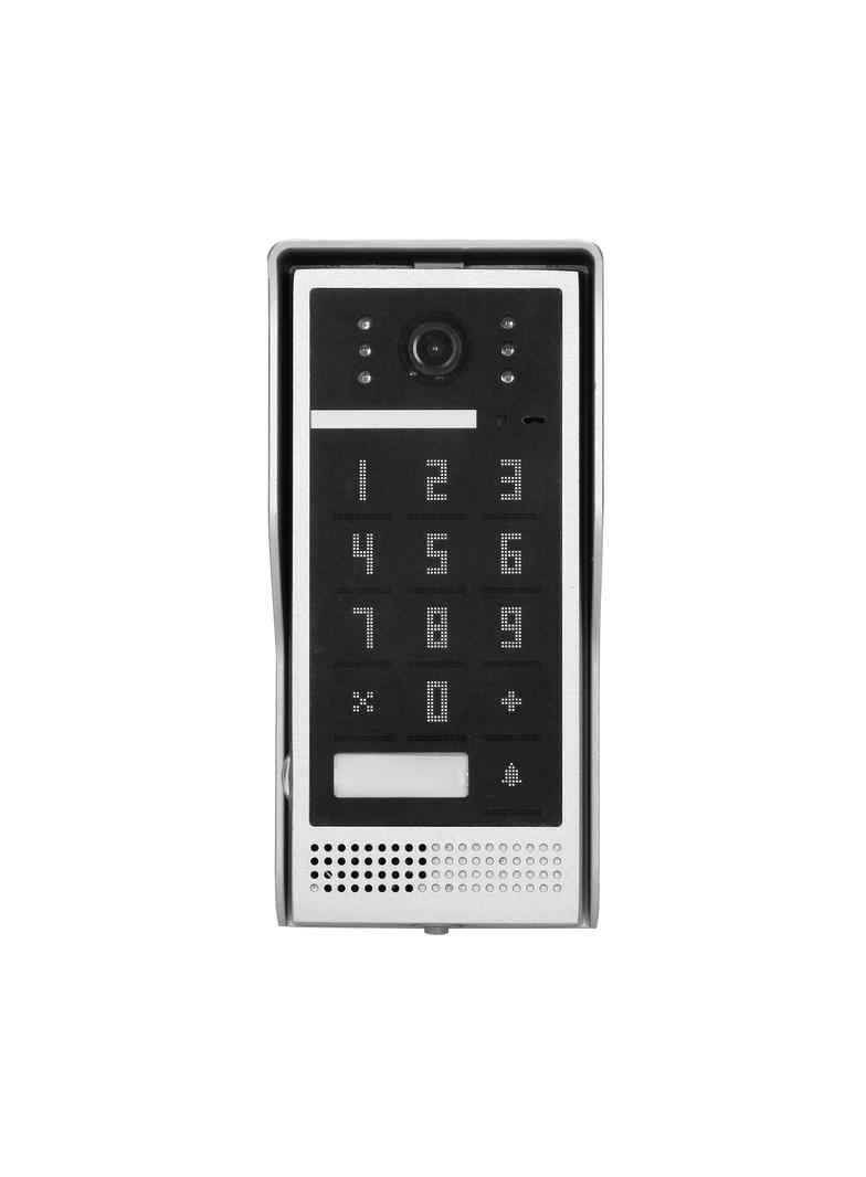 Zestaw wideodomofonowy, bezsłuchawkowy, kolor, LCD 7'', interkom, z szyfratorem, natynkowy, biały, SC OR-VID-VP-1073/W ORNO