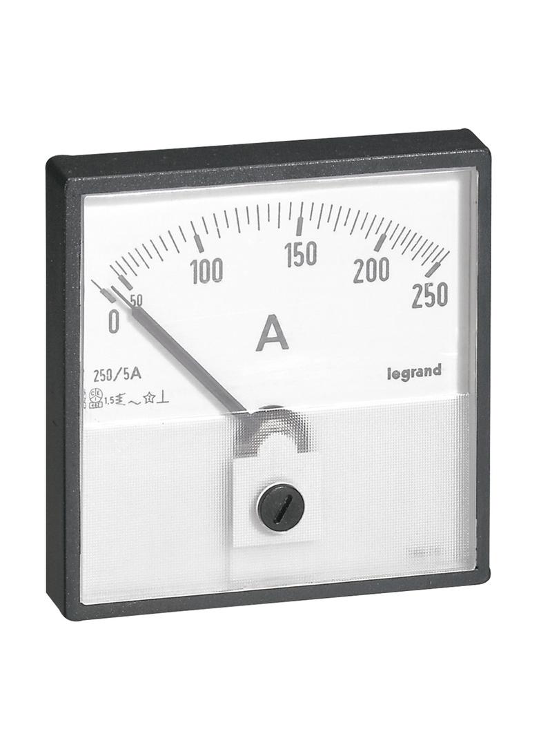 Amperomierz Analogowy Na Drzwi Kw. 014600 LEGRAND