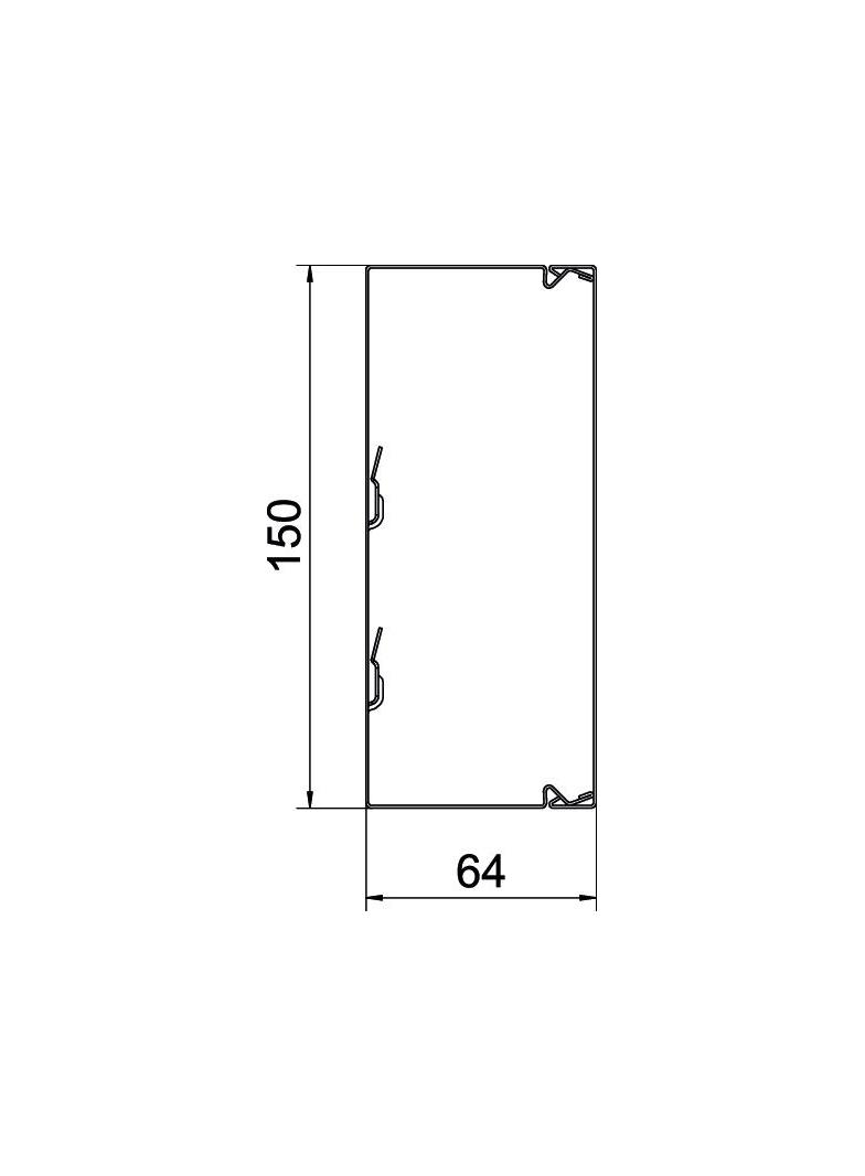 KANAŁY METAL.LKM 60X150 FS