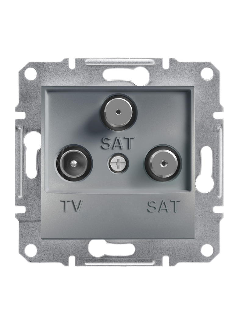 Gniazdo TV-SAT-SAT końcowe (1dB) bez ram