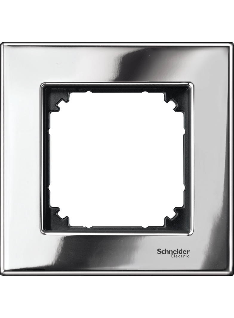 Merten, M-Elegance metal, ramka pojedyncza, chrom