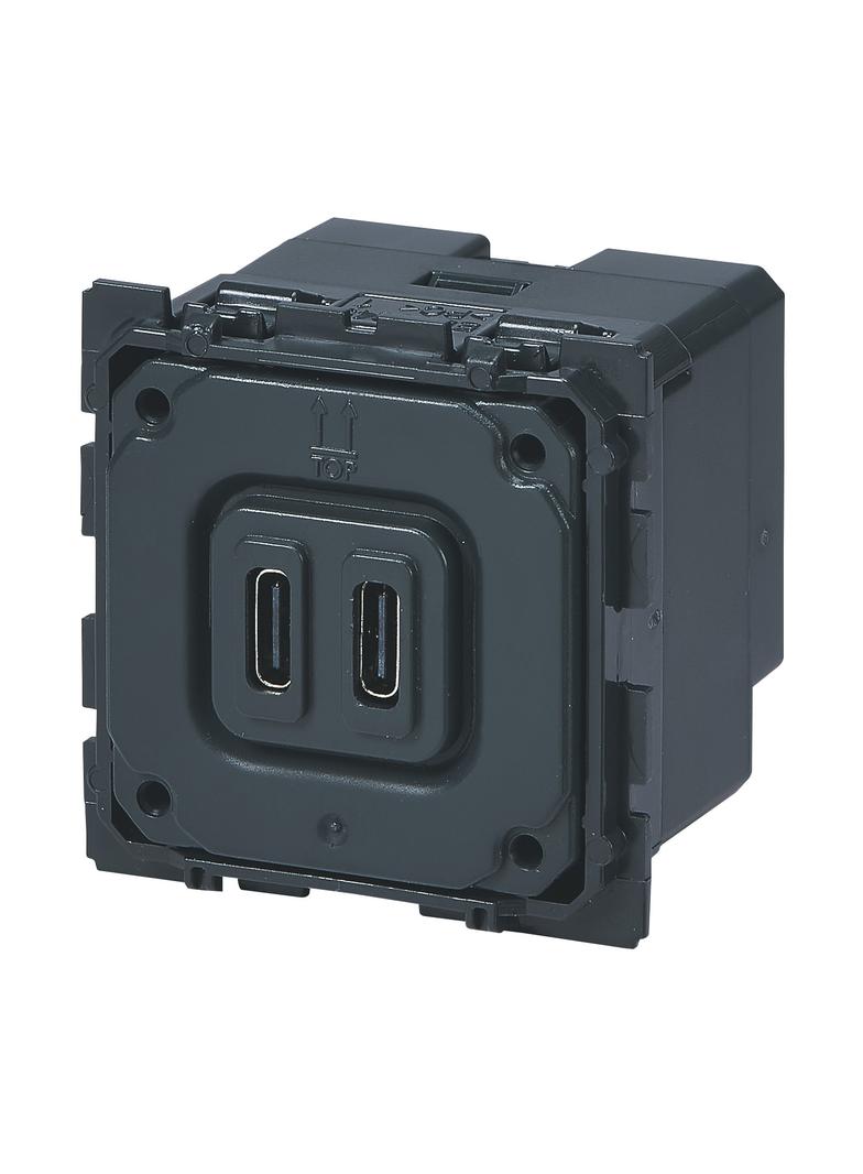 CELIANE - Gniazdo zasilające 2 x USB 5 V - 2400 mA Typ-C, Legrand