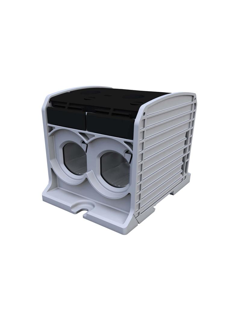 STB 300-2 Złączka szynowa gwintowa Al/Cu 87920 SIMBLOCK czarny