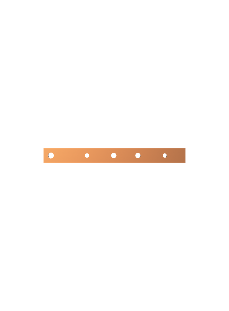 ZX1064 Szyna Cu 30x10mm 1F