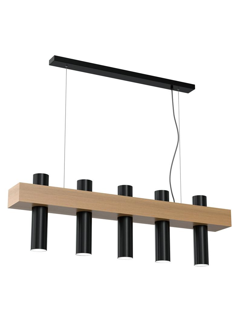 lampa wisząca West Black 5xGU10 MLP5511 Milagro