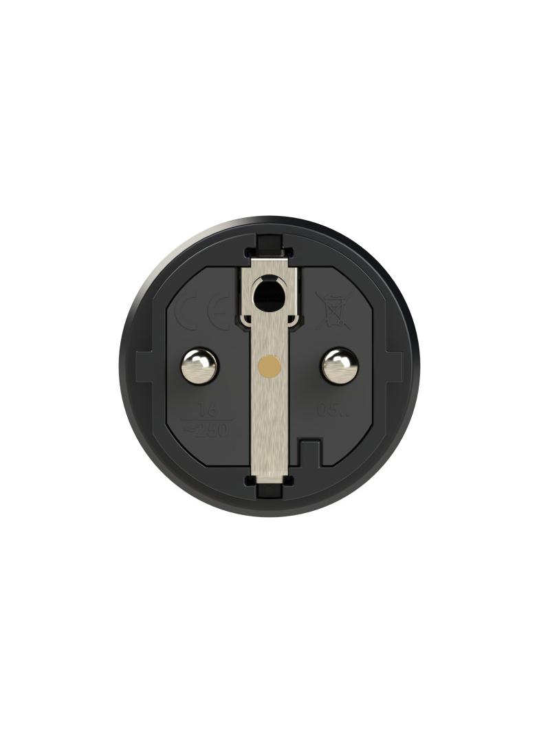 WTYCZKA PRZENOŚNA W PEŁNI GUMOWA UNI-SCHUKO 16A 2P+Z 230V IP54 CZARNA 0522-sr PCE