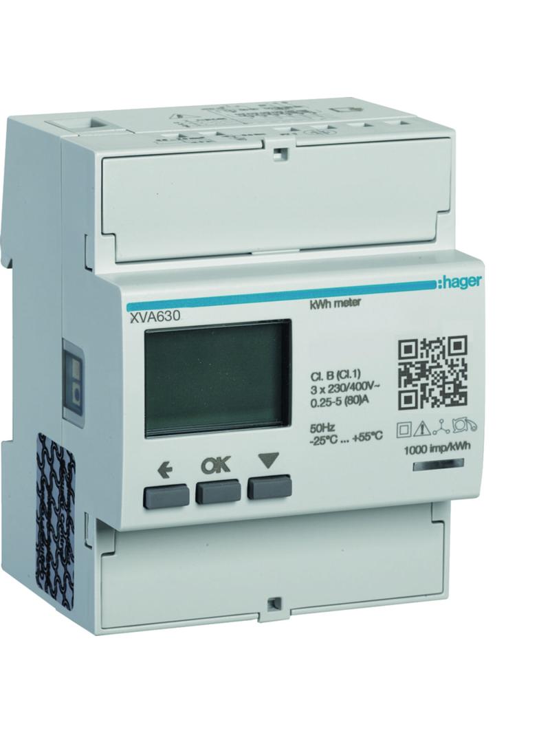 EVCS Miernik Modbus 80A do DLM 3f dla stacji ładowania z kartą XVA245 XVA630 HAGER
