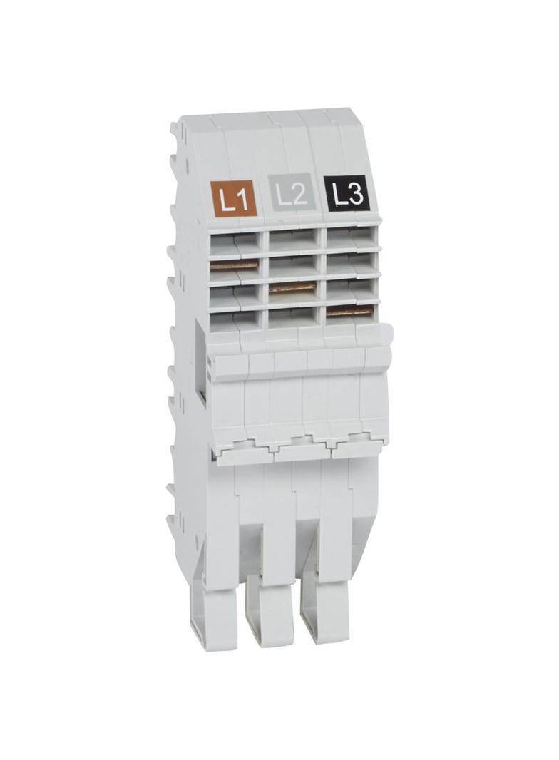 HX3 PODSTAWA WTYKOWA DOAPARATÓW MODUWOŁYCH DX3 1 MODUŁ NA BIEGUN 3P, Legrand