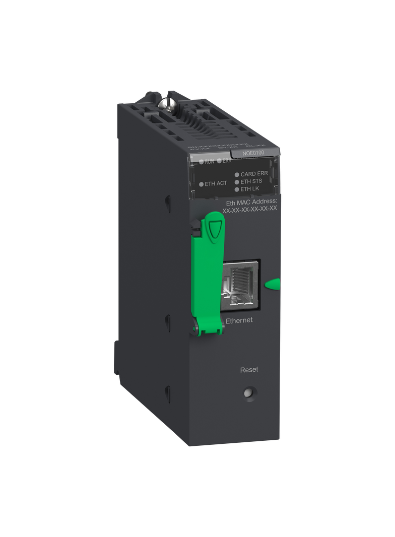 Modicon X80, moduł komunikacyjny Ethernet, karta pamięci flash, 1 x RJ45 10/100