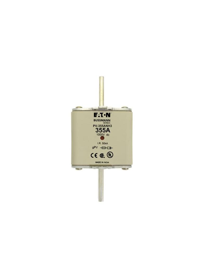 PV-355ANH3 Wkładka PV NH 355A 1000V DC PV rozmiar 3 podwójny wskaźnik PV-355ANH3 EATON