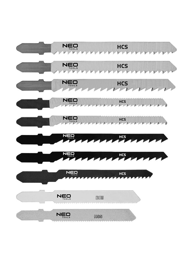 Brzeszczoty do wyrzynarki, uchwyt typu T, 10 szt.