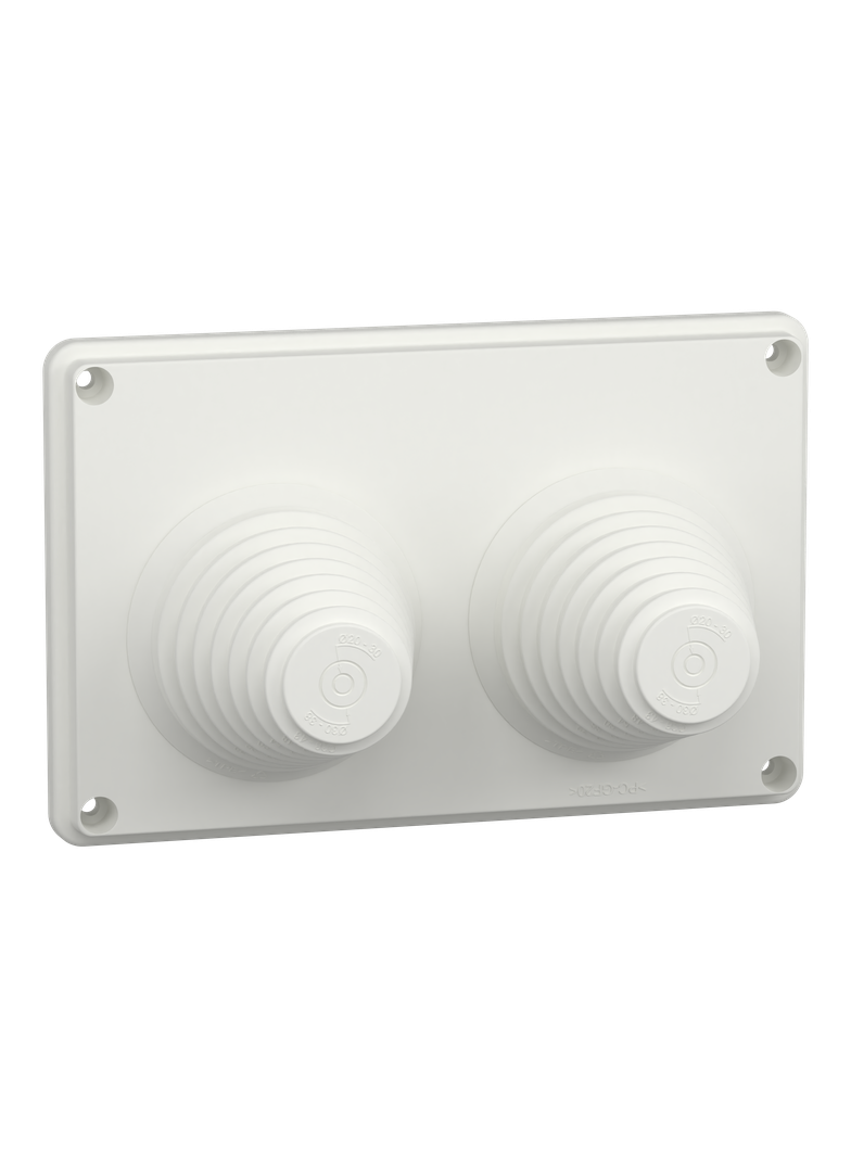 Rozdzielnice PrismaSet płyty dławicowe z nacięciami 2 otwory 33-72mm IP55 LVS08899 Schneider
