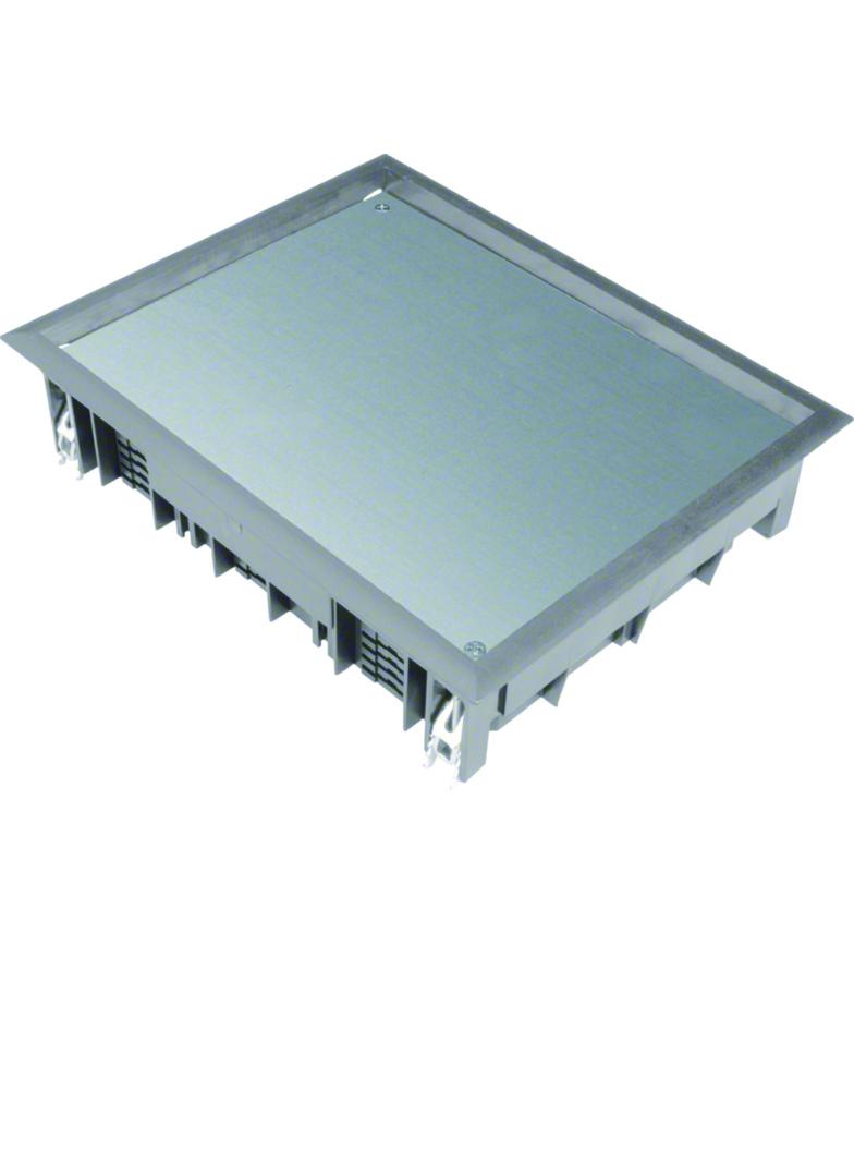 tehalit.VE-EE Pokrywa pełna VDE09 200x253 wykładzina 12mm stal szary PA VDE09127011 HAGER