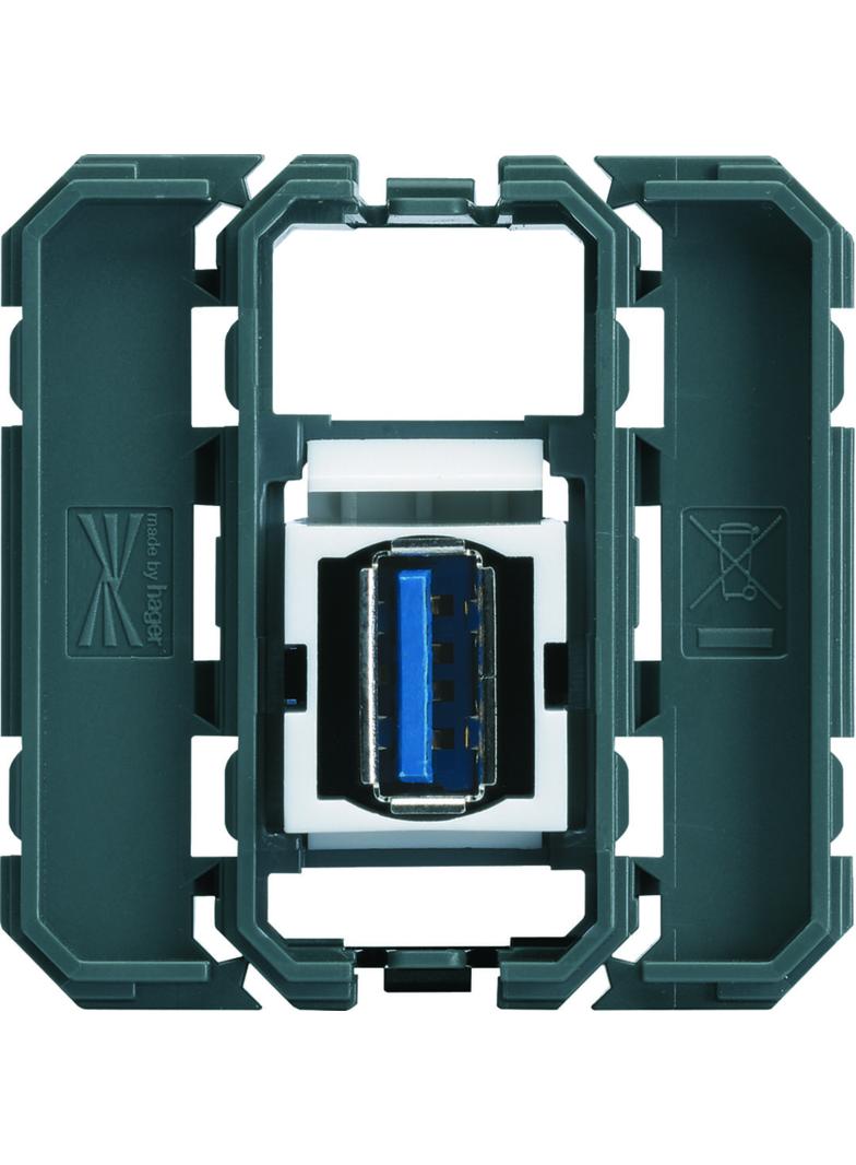 lumina/gallery gniazdo USB 3.0 z fabrycznym przewodem z wtyczką USB, 2M/1M
