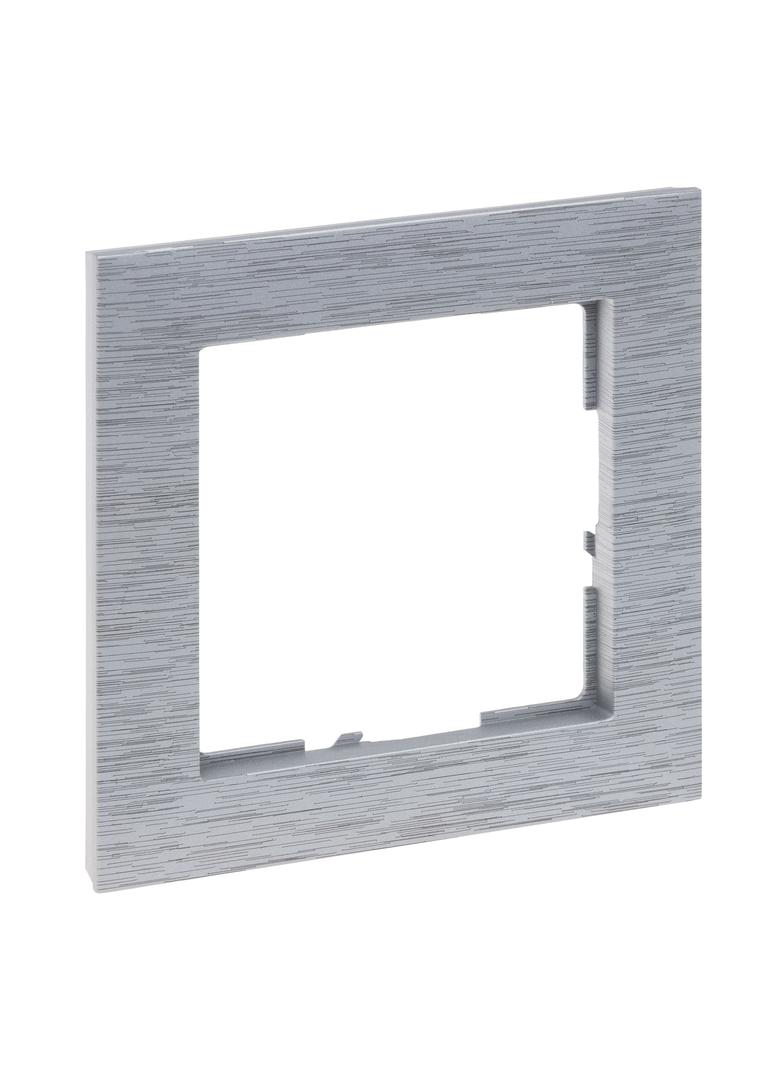Suno Ramka Pojedyncza Jednokrotna Aluminium Szczotkowane 721561 LEGRAND