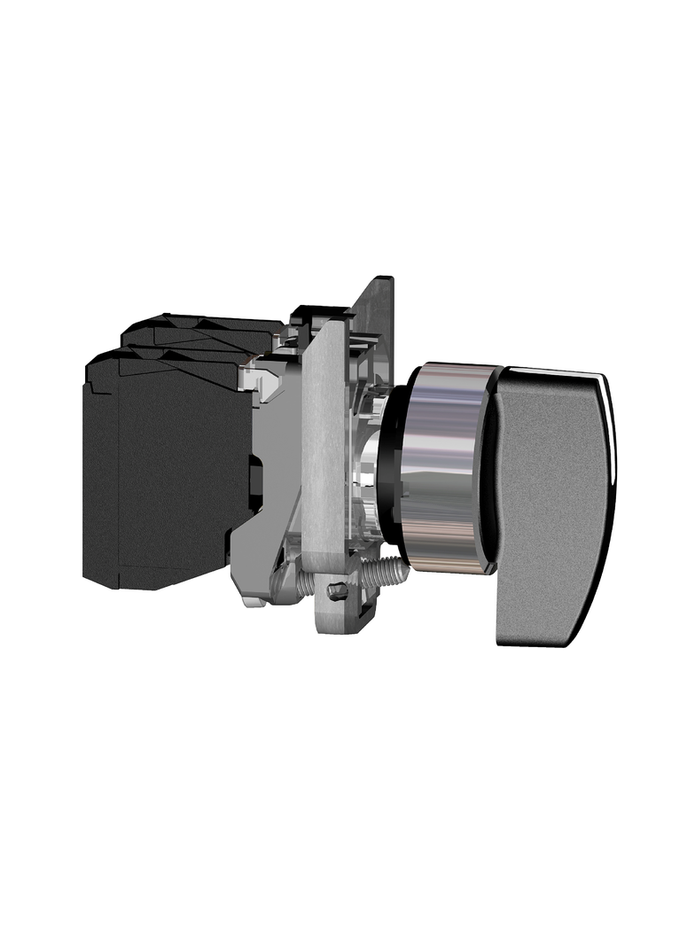 Harmony XB4 Przełącznik 2 pozycje czarny piórko długie metalowy stabilny