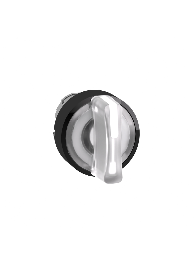 Harmony XB4 Przełącznik 3 położeniowy fi22 biały stabilny LED metalowy okrągły ZB4BK13137 Schneider