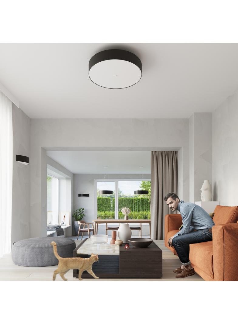 Sollux Plafon SKALA 90 czarny SL.0816