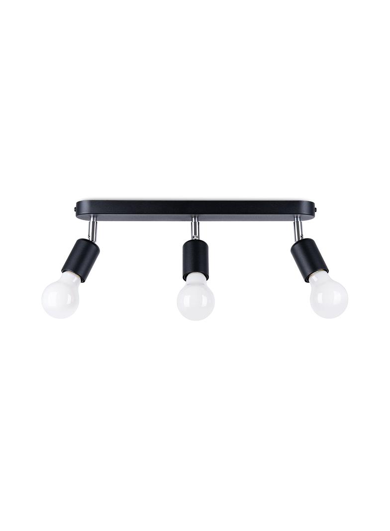 Sollux Plafon FORNES 3 czarny SL.1122