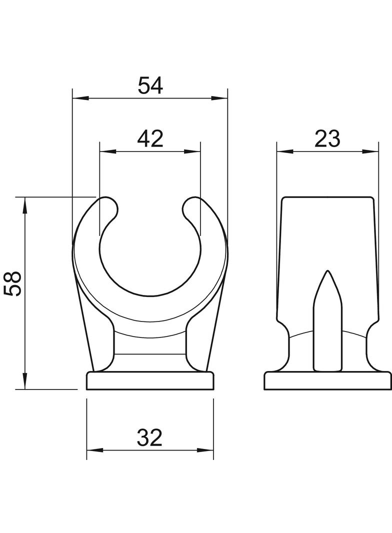 2962, UCHWYTY COKOŁOWE 42MM SZ.