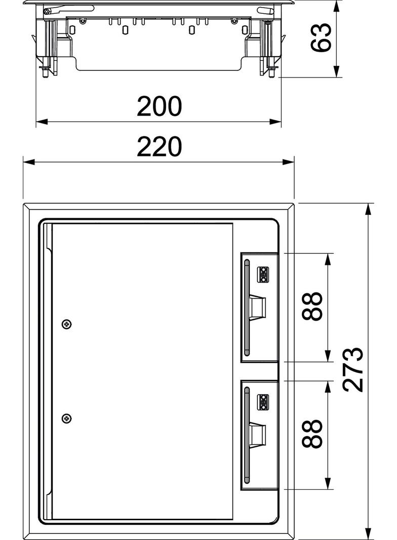GES6U, KASETA ZASILAJĄCA