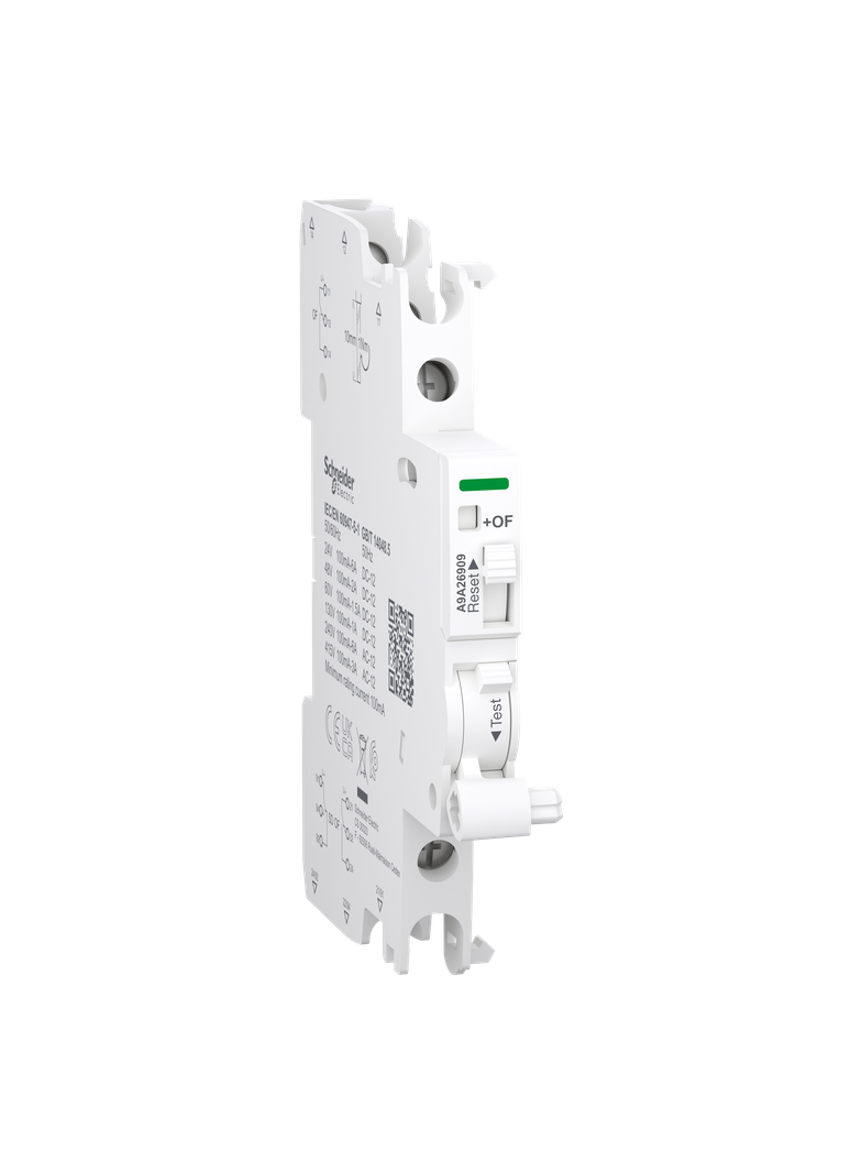 Styk pomocniczy + styk pomocniczy/sygnalizacyjny Acti9 iOF+iOF/iSD, 2-przemienne (2 CO)