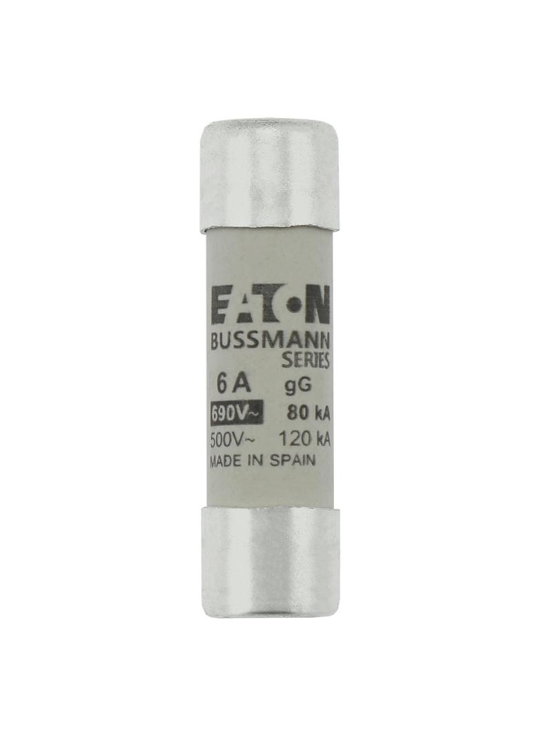 CYLINDRICAL FUSE 14 x 51 6A GG 690V AC Wkładka cylindryczna 14 x 51mm 6A GG 500V AC C14G6 EATON