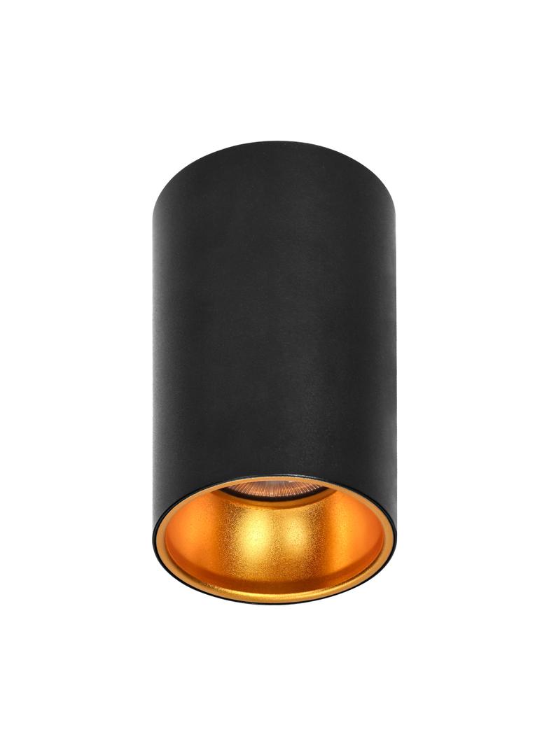 ELIZA, oprawa typu downlight, GU10 max. 35W, IP20, okrągła, czarno-złota, aluminium