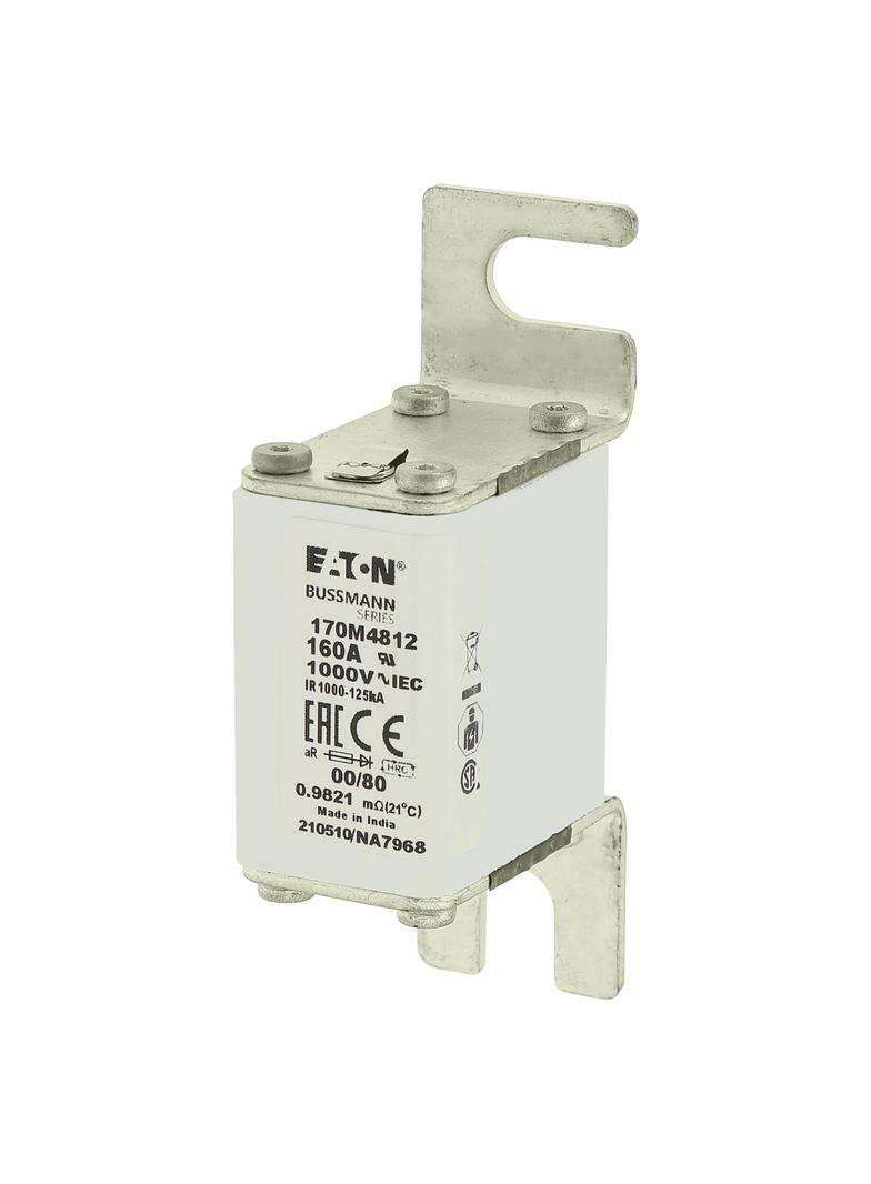 160A 1000V 00/80 aR INDICATOR FUSE Wkładka szybka 160A AC 1000V rozmiar 00 30x47x98 mm aR D 170M4812