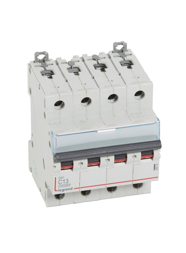 WYŁĄCZNIK NADPRĄDOWY S 314 4P C 13A 10000A SERII DX3, Legrand