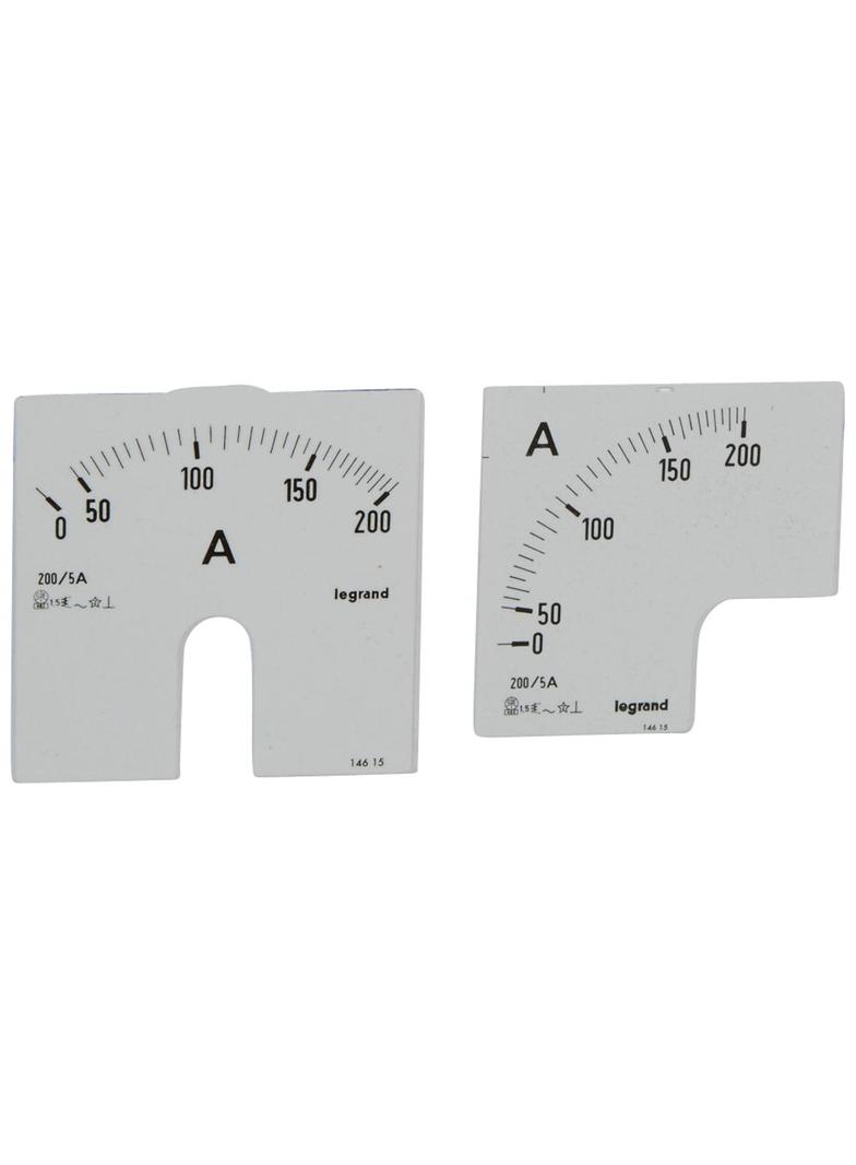 SKALA DO AMPEROMIERZA NA DRZWI 0-200 A, Legrand
