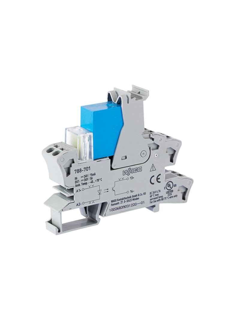 podstawka z przekaźnikiem 24V DC/24V DC 5A półprzewodnikowy