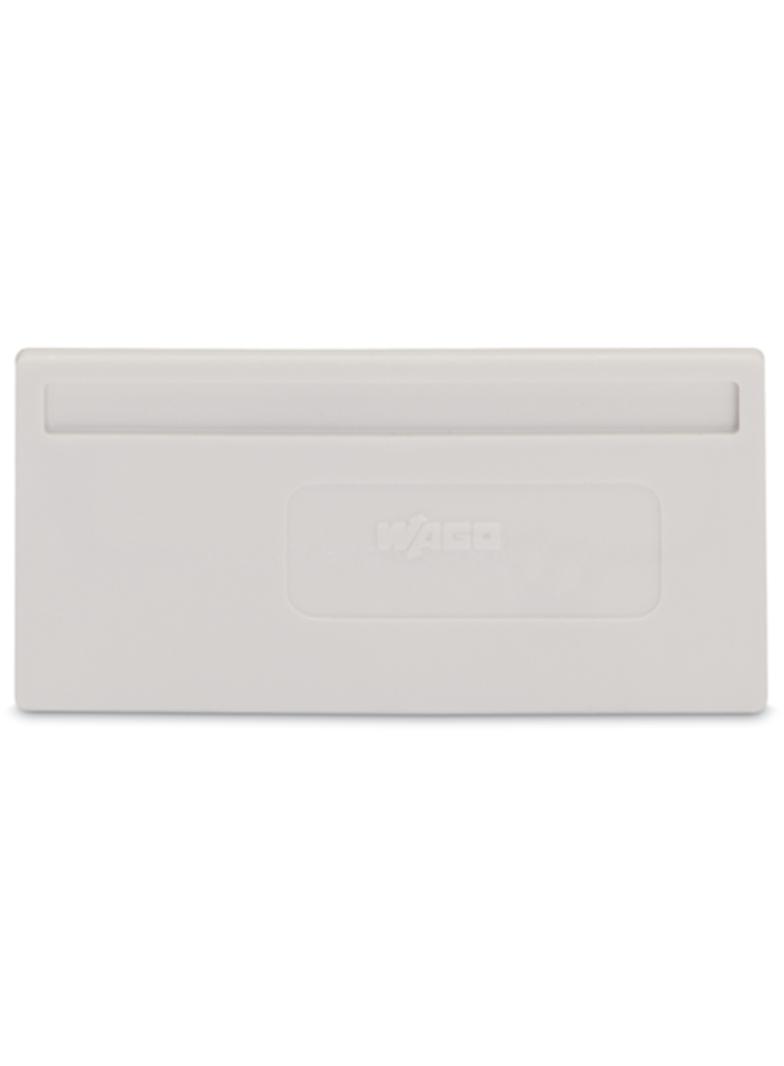 ścianka końcowa szara