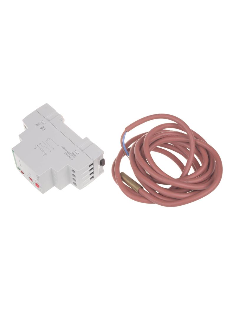 Regulator temperatury - zakres temperatur 60-95stC montaz na szynie DIN styk: 1Z/R 230V AC RT-823 F&F