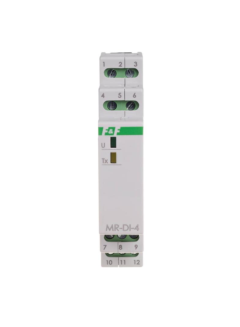 Moduł rozszerzeń wejść cyfrowych z wyjściem MODBUS RTU 1 moduł MAX-MR-DI-4LO F&F