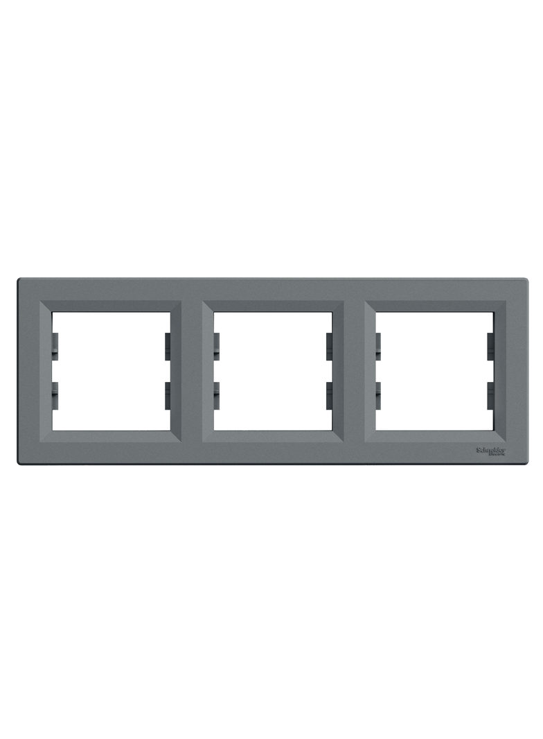 Asfora, ramka 3-krotna, pozioma, stal