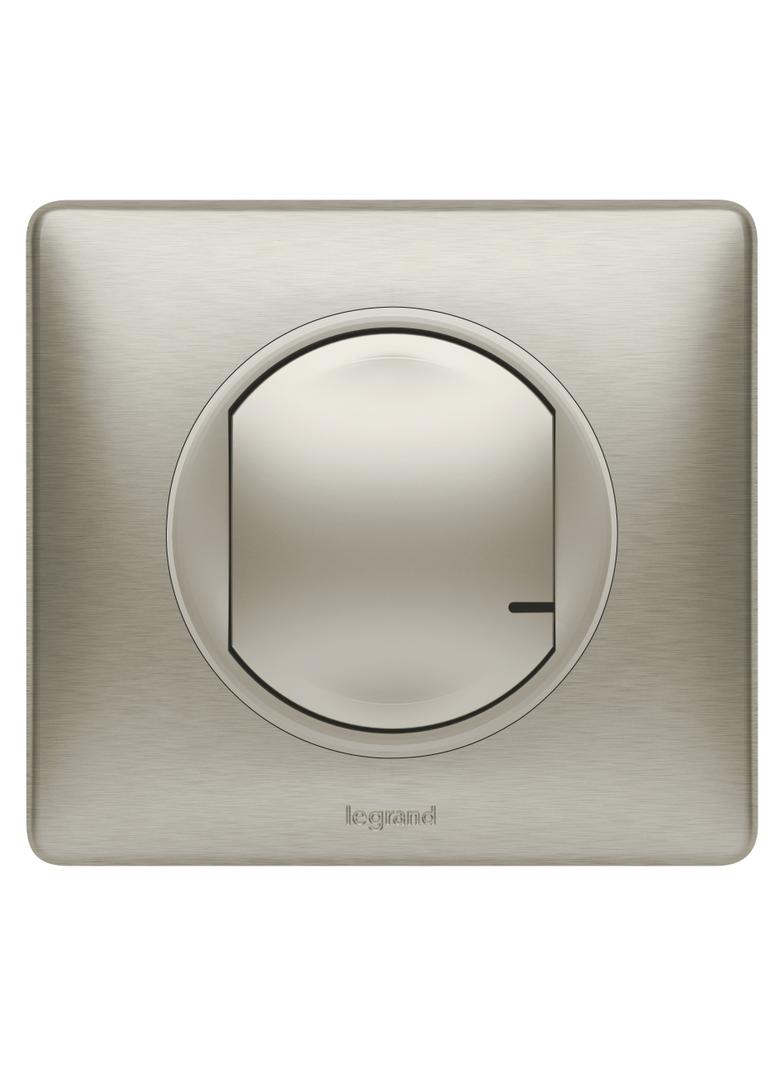 CELIANE WITH NETATMO - ŁĄCZNIK CONNECTED Z FUNKCJĄ ŚCIEMNIANIA TYTANOWY, Legrand