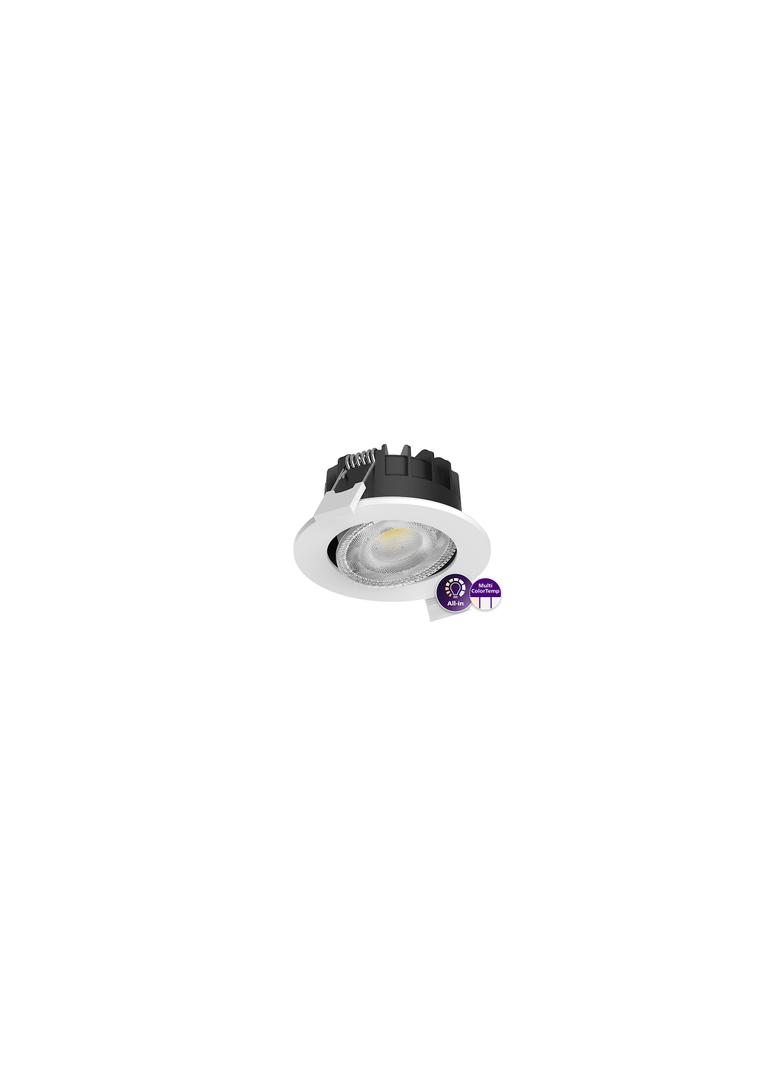 Oprawa sufitowa Downlight typu Spot LED 6W 550lm / all-in 2700/3000/4000K barwa neutralna ściemnialn