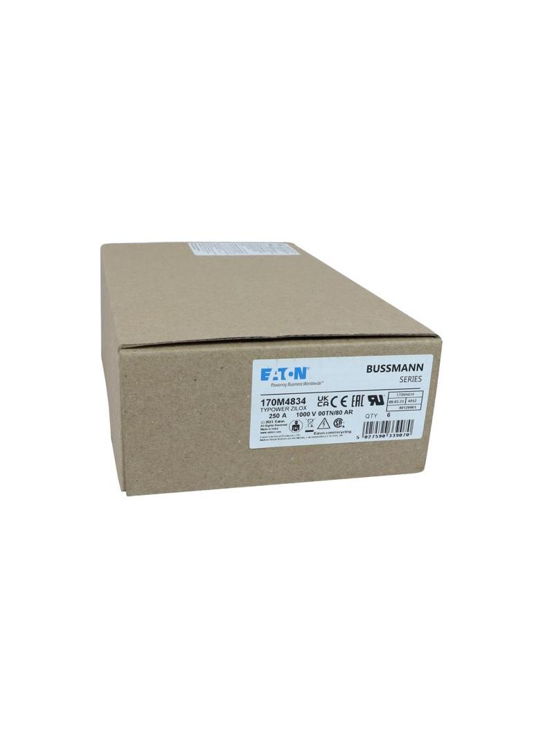 250A 1000V 00TN/80 aR INDICATOR FUSE Wkładka szybka 250A AC 1000V rozmiar 00 30x47x98 mm aR, 170M483