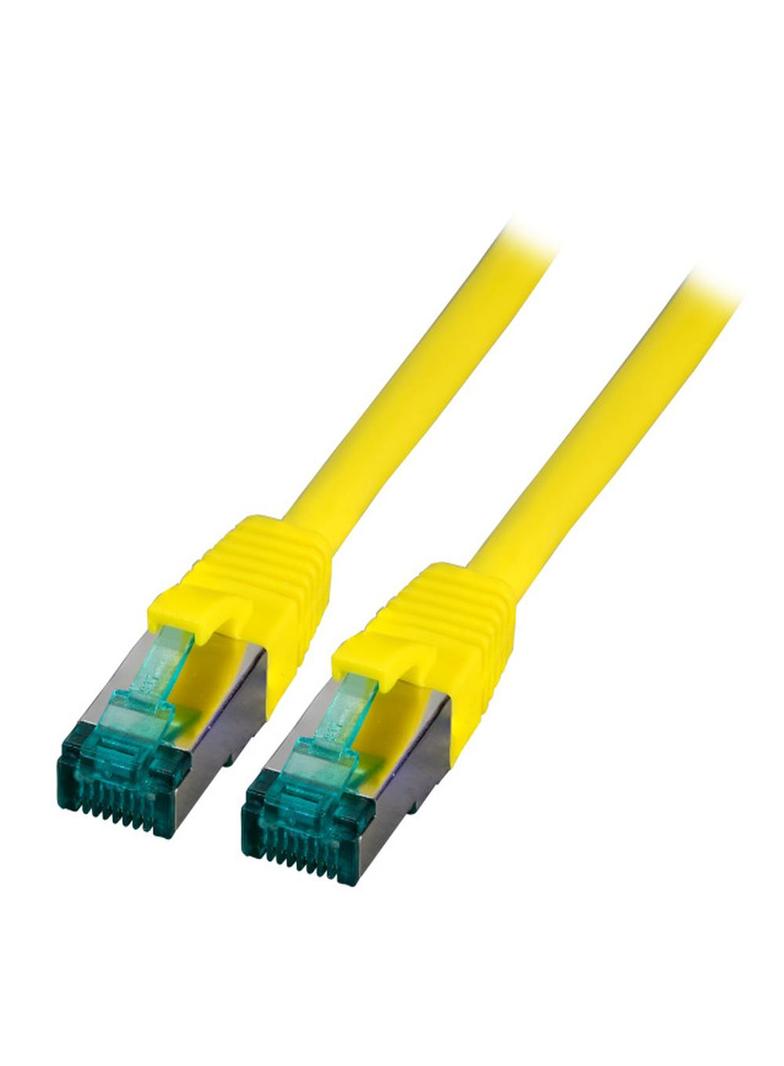 Patchcord RJ45 S/FTP kat. 6A LSZH żółty 20m MK6001.20Y