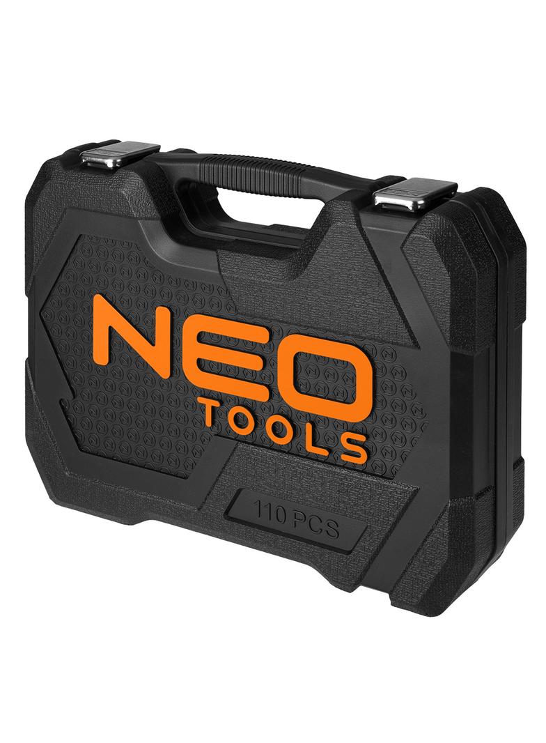 Zestaw kluczy 110 elementów 1/2",1/4", satynowy